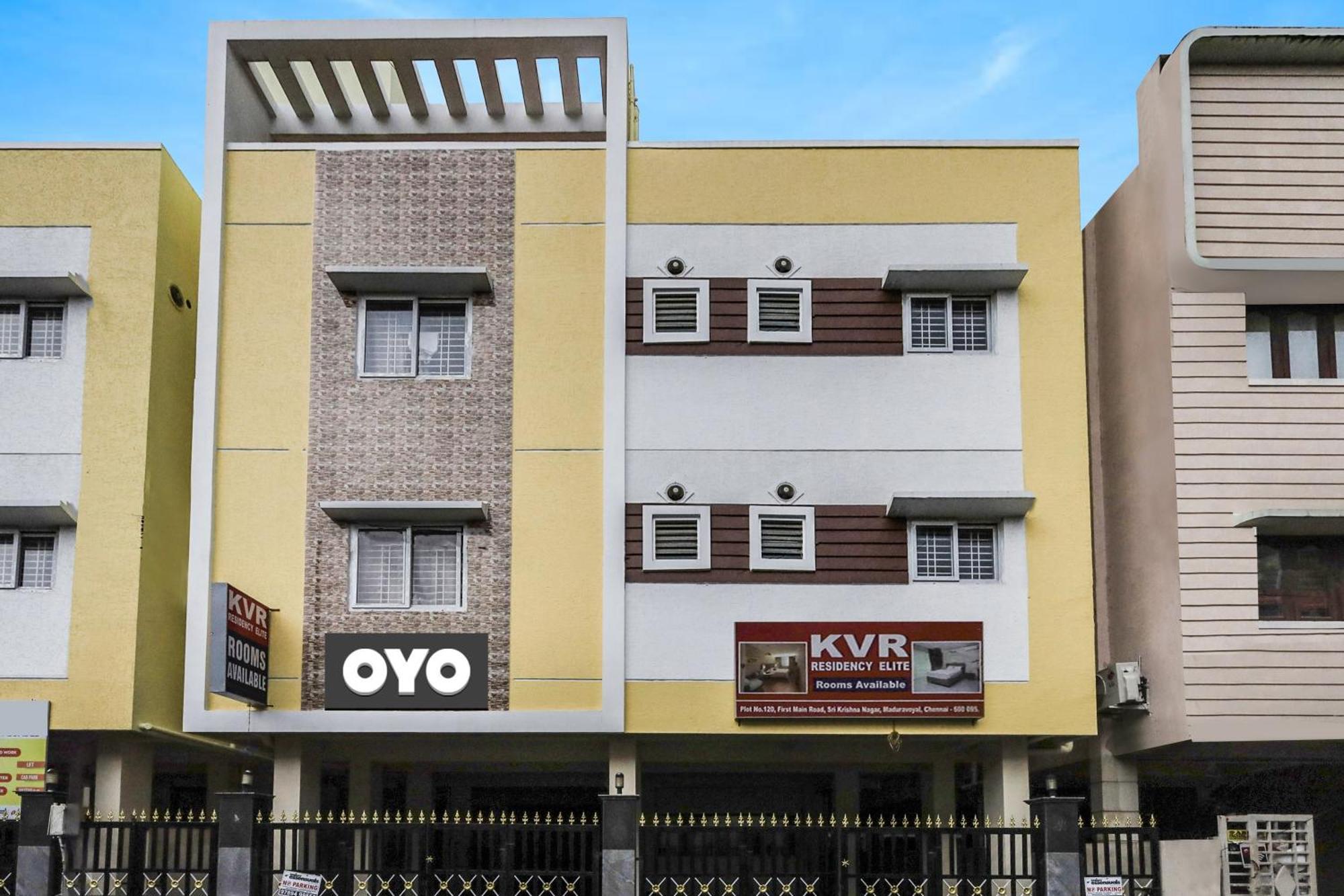 Hotel O K V R Residency - Elite Čennai Exteriér fotografie